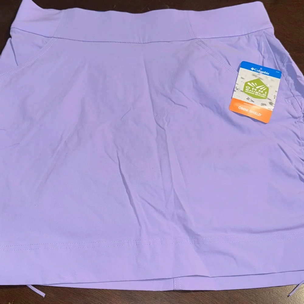 Columbia Light Purple adjustable sides Skort. NWT size M - Picture 3 of 9